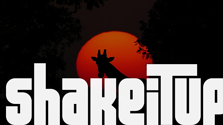 ShakeiTup Font