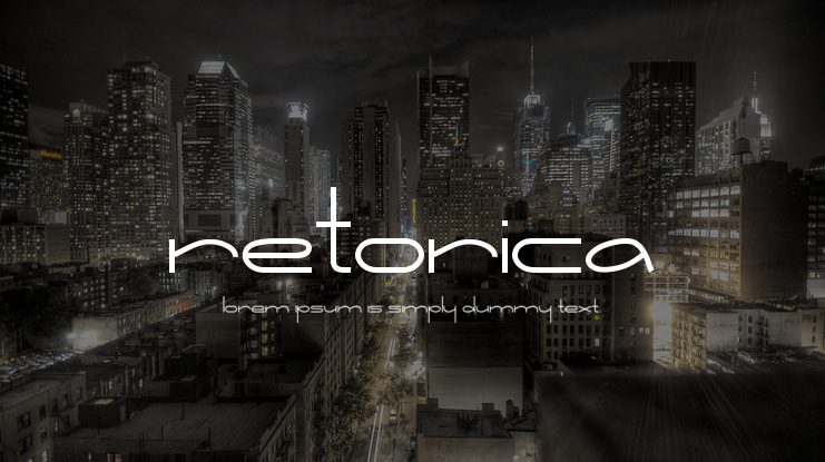 Retorica Font