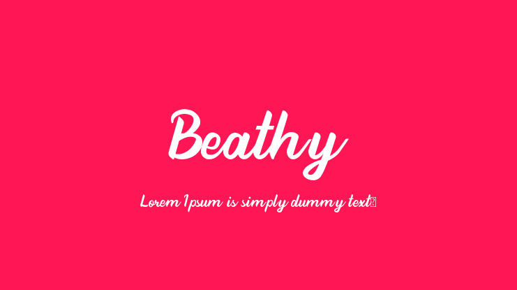 Beathy Font
