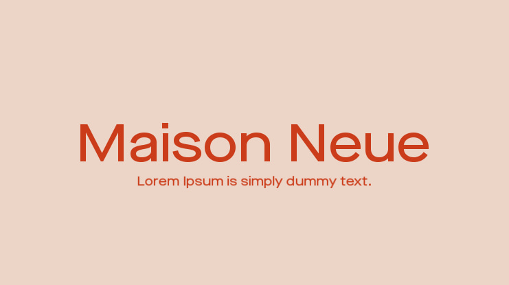 Maison Neue Font Download Free Pc Mac And Web Font