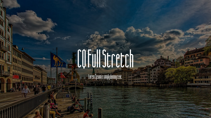 CQ Full Stretch Font