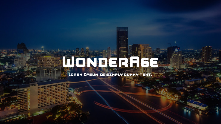 WonderAge Font
