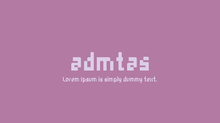 admtas Font