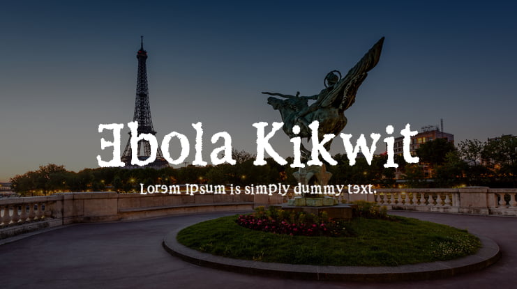 Ebola Kikwit Font
