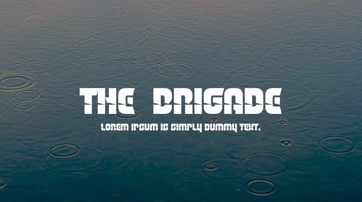 The  Brigade Font