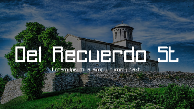 Del Recuerdo St Font