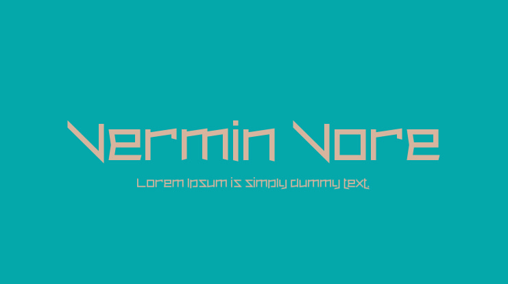 Vermin Vore Font