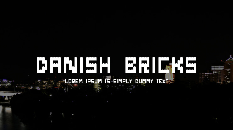 Danish Bricks Font