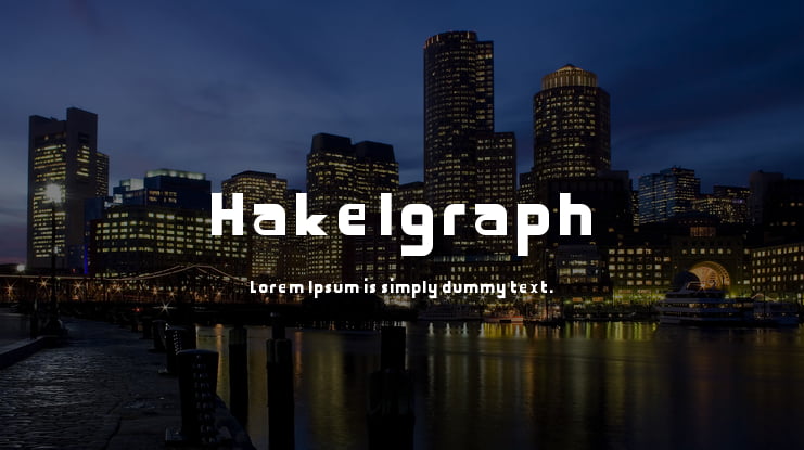 Hakelgraph Font