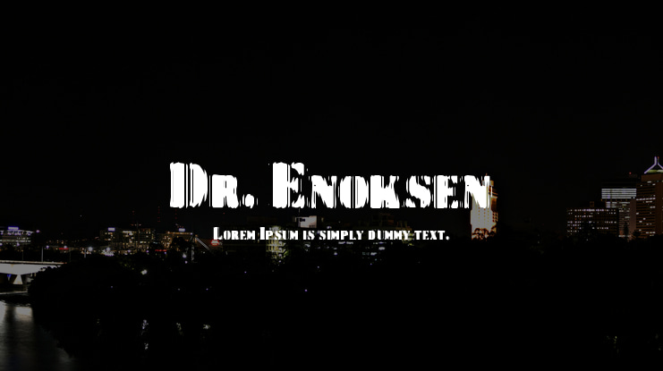 Dr. Enoksen Font