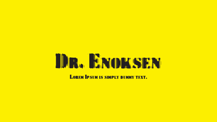 Dr. Enoksen Font