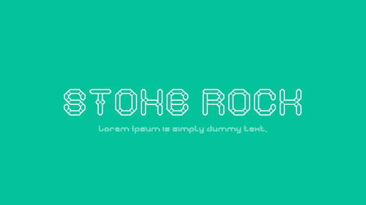 STONE ROCK Font