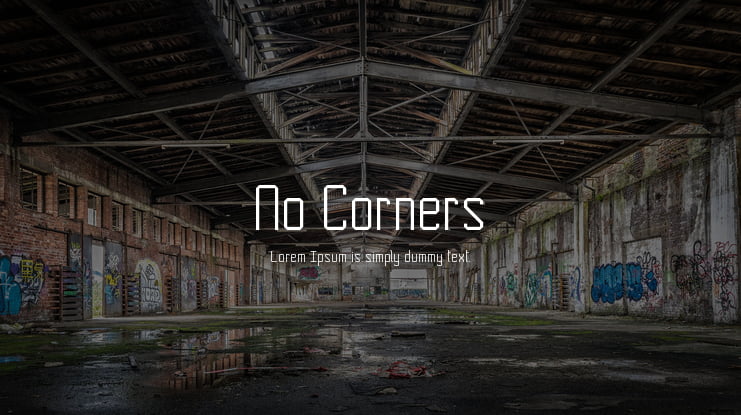 No Corners Font