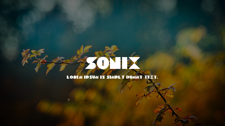 Sonix Font