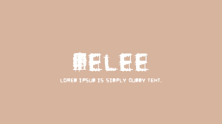 Melee Font
