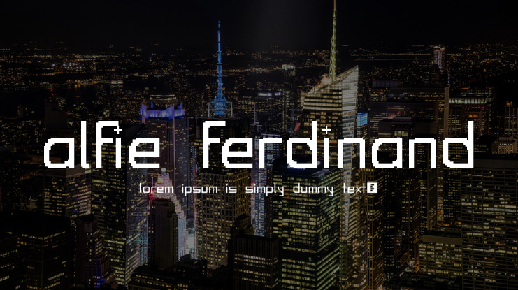 Alfie Ferdinand Font