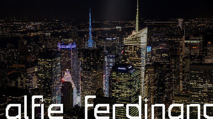 Alfie Ferdinand Font