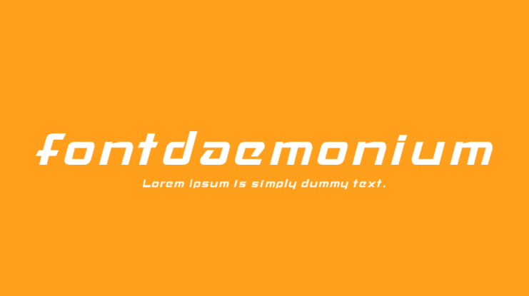 fontdaemonium Font