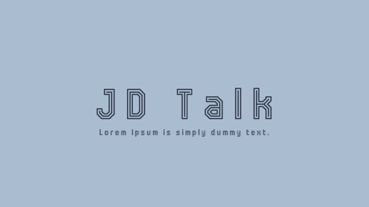 JD Talk Font