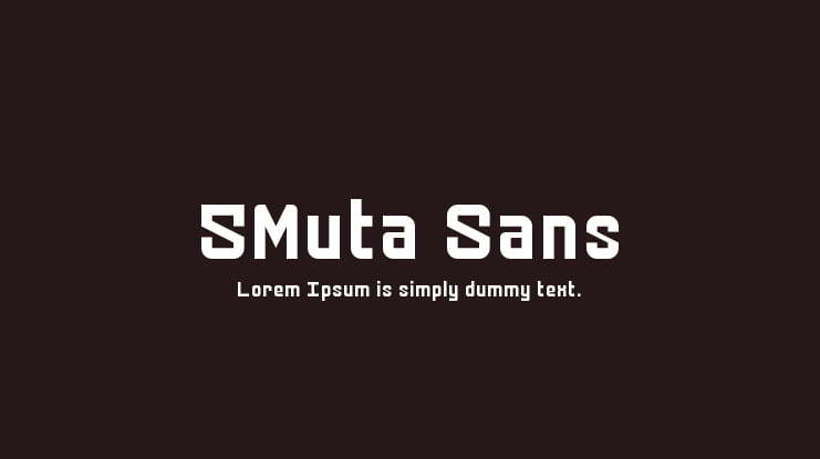 5Muta Sans Font