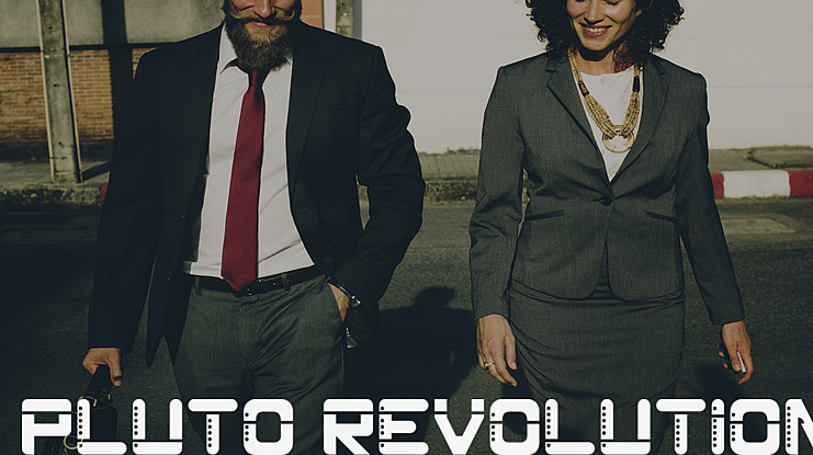 Pluto Revolution Font