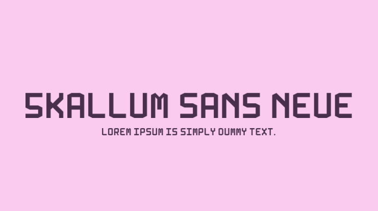 5Kallum Sans Neue Font