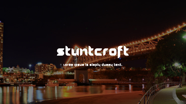 Stuntcroft Font