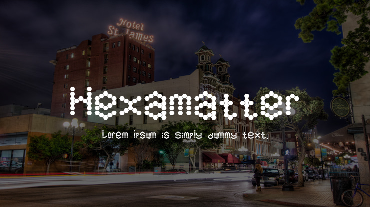Hexamatter Font