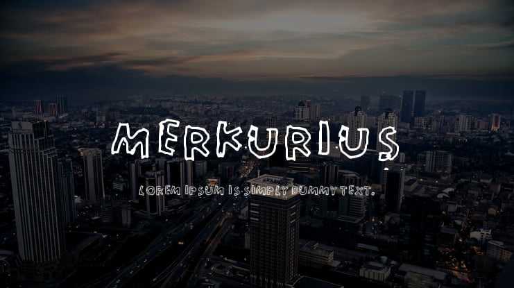 Merkurius Font