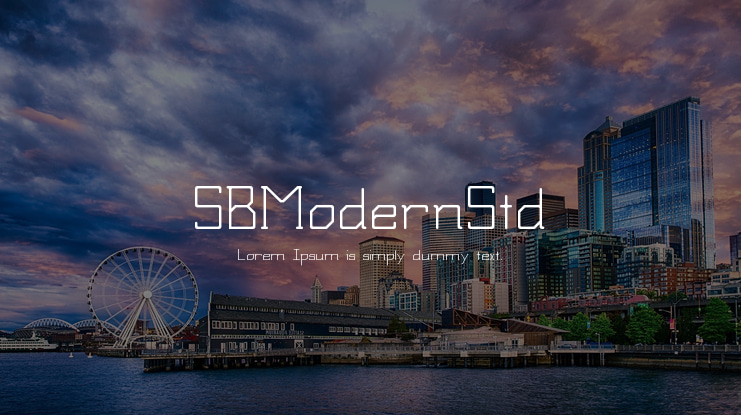 SBModernStd Font Family
