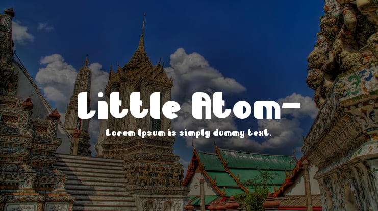Little Atom- Font Family