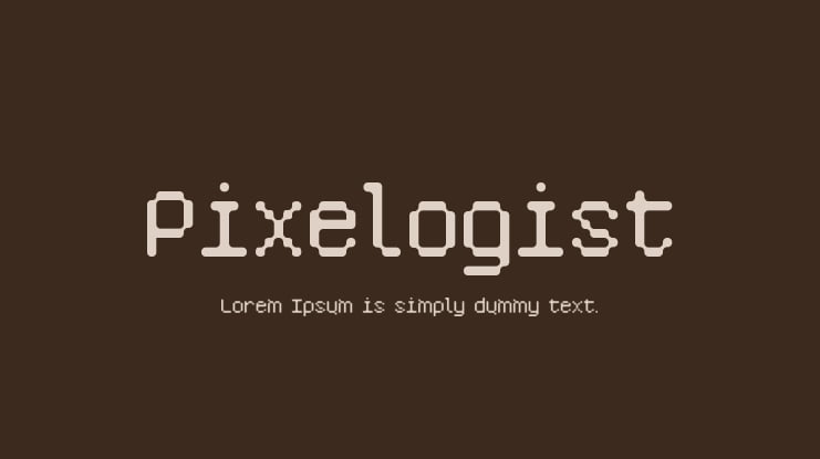 Pixelogist Font Family