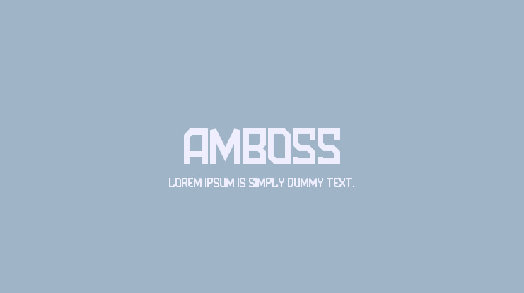 Amboss Font Family