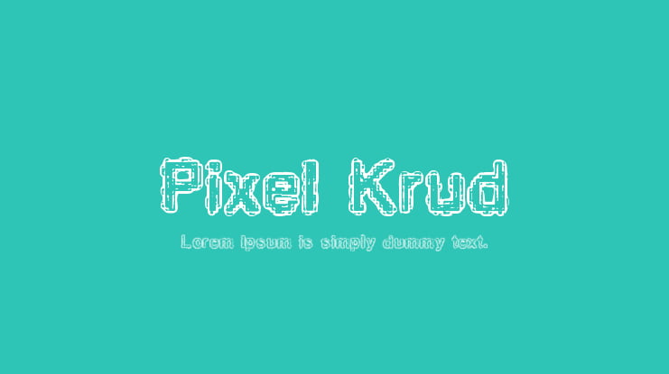 Pixel Krud Font