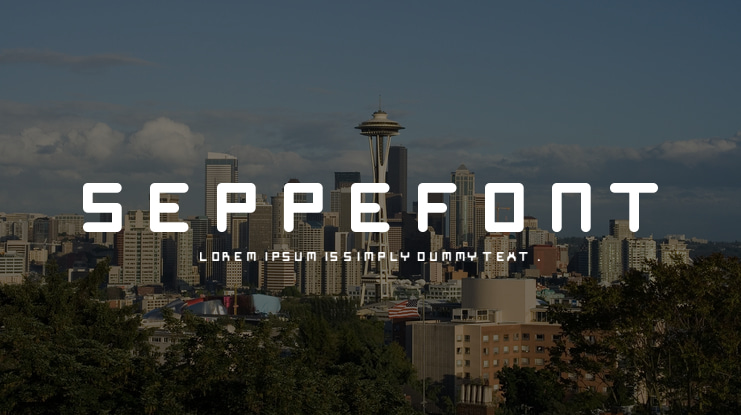 SeppeFont Font