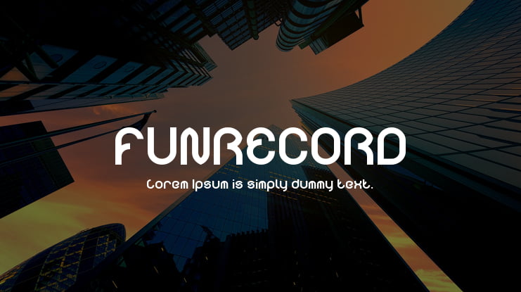 Download Free Funrecord Font Family Download Free For Desktop Webfont Fonts Typography