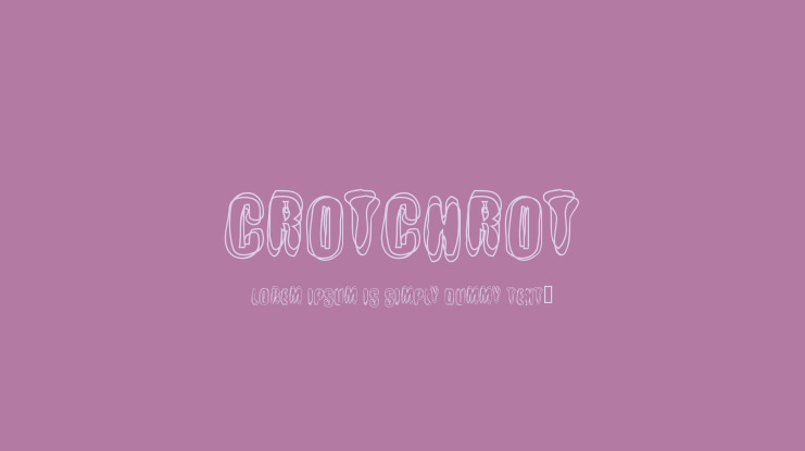 Crotchrot Font