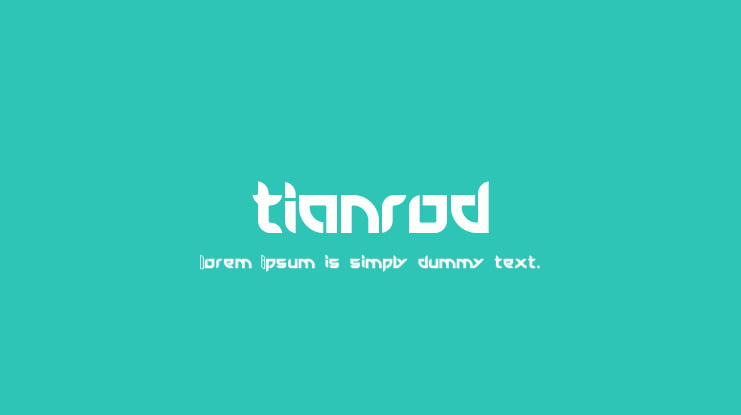 tianrod Font