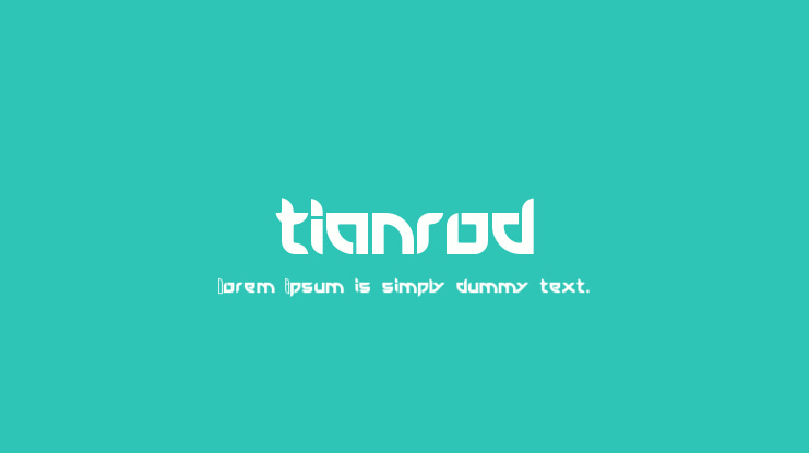 tianrod Font