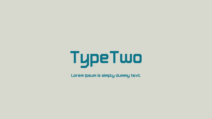 TypeTwo Font