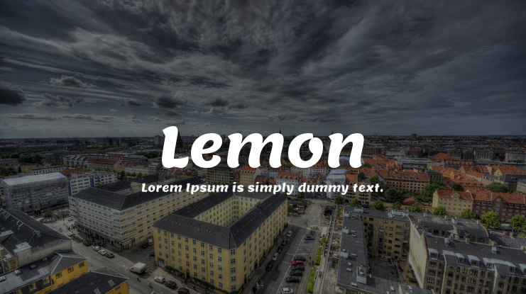 Lemon Font Family
