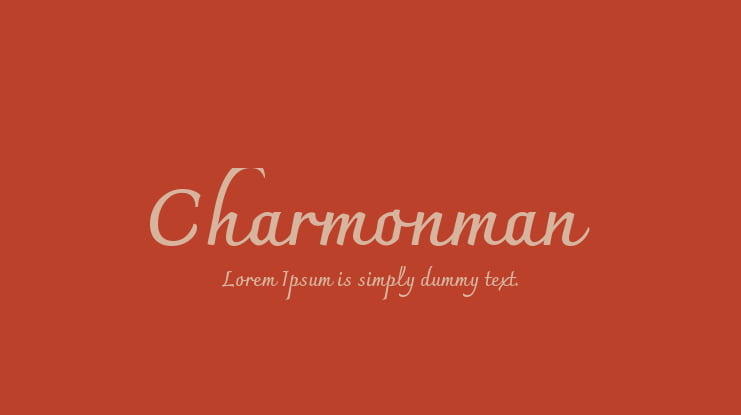 Charmonman Font Family