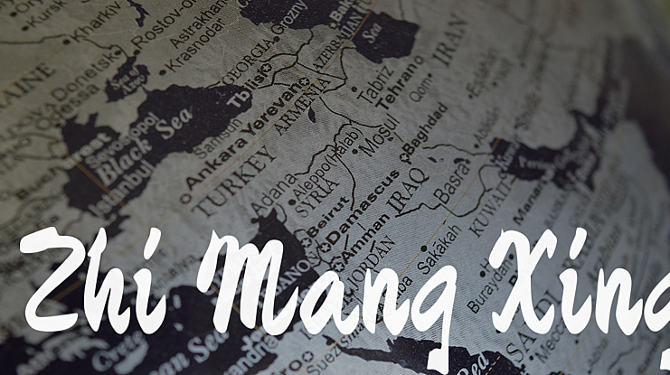 Zhi Mang Xing Font