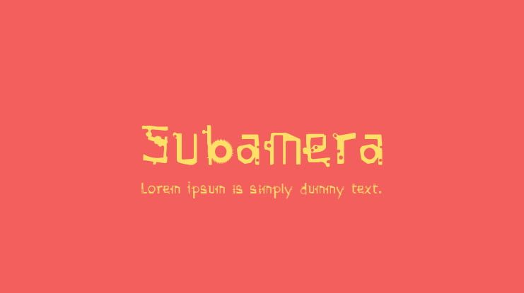 Subamera Font