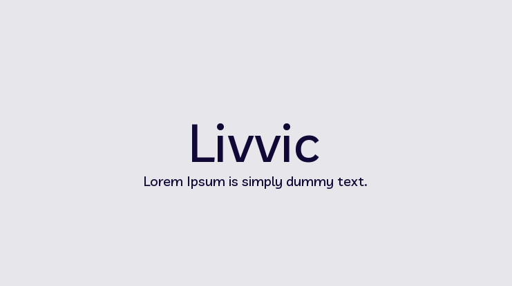 Livvic Font Family