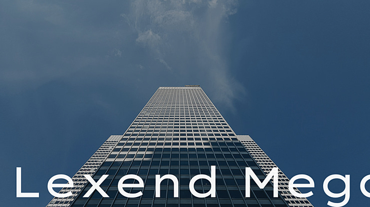 Lexend Mega Font Family