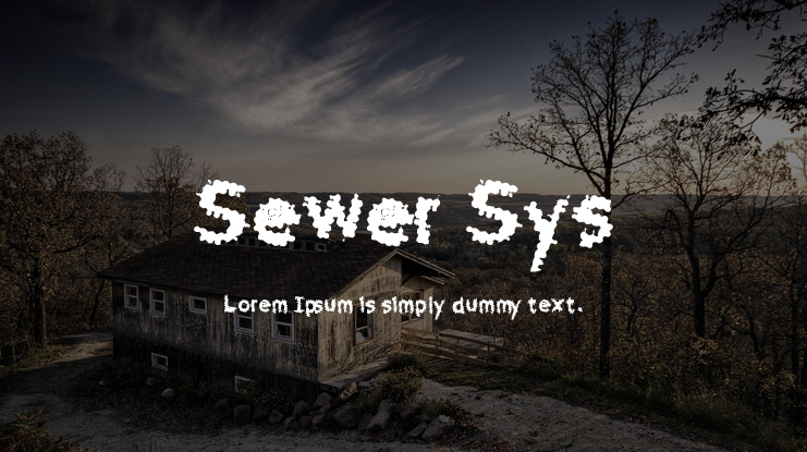 Sewer Sys Font