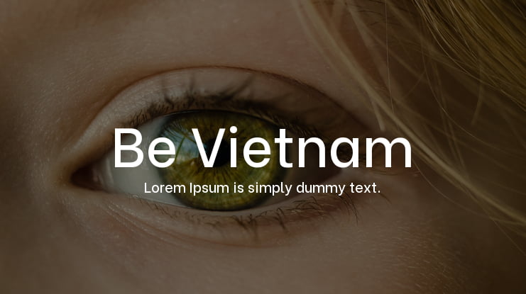 Be Vietnam Font Family