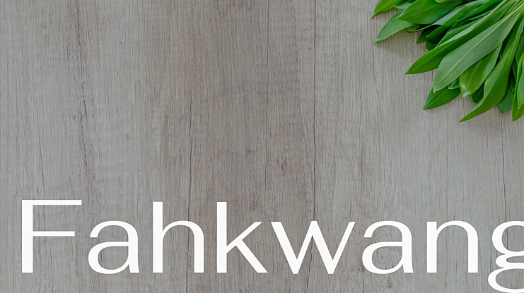 Fahkwang Font Family