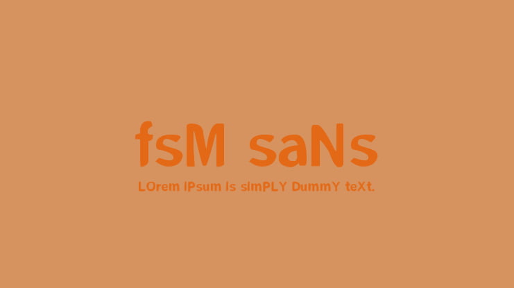 FSM Sans Font